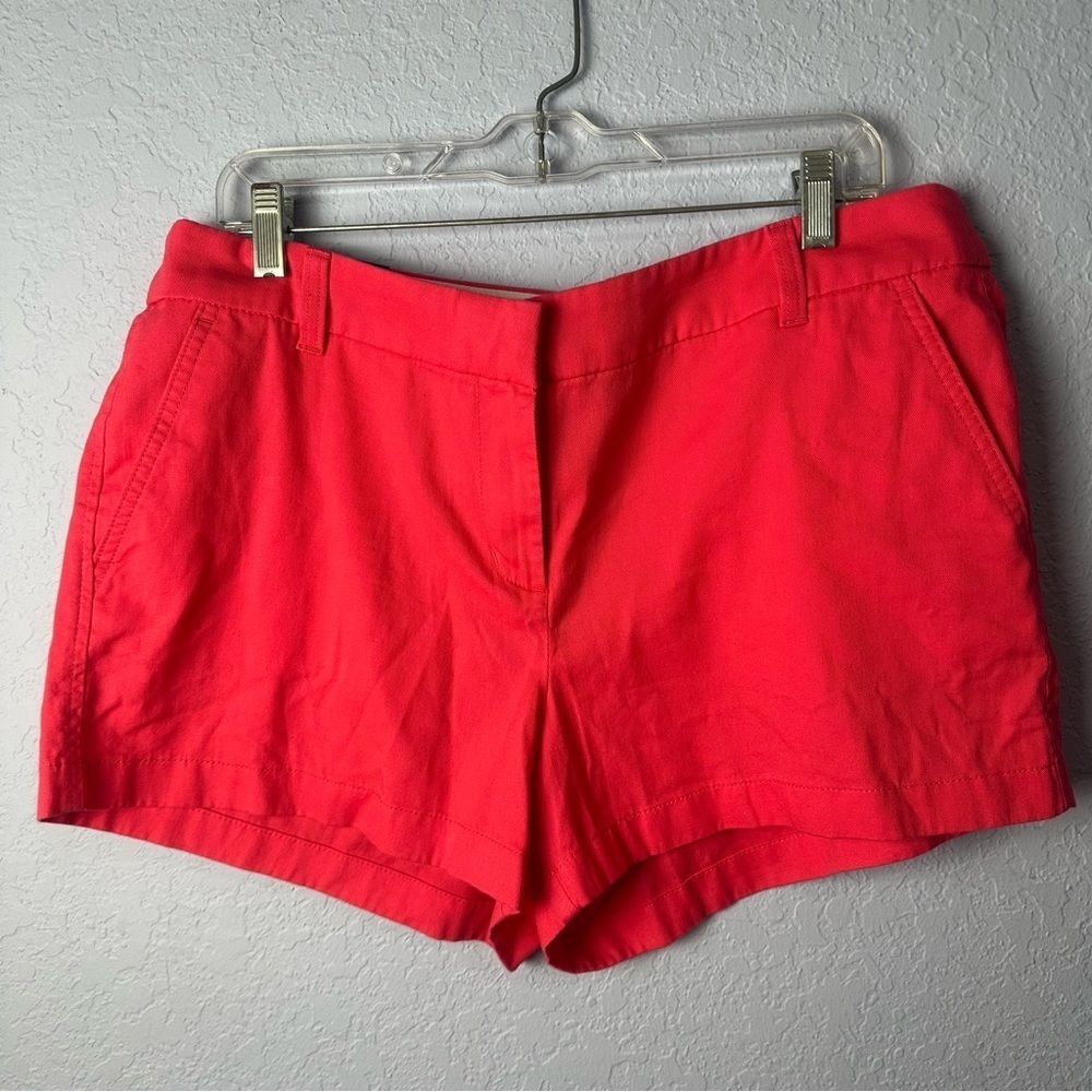 J. Crew 3 1/2” Women’s Plus Size Chino Shorts 14 Guava